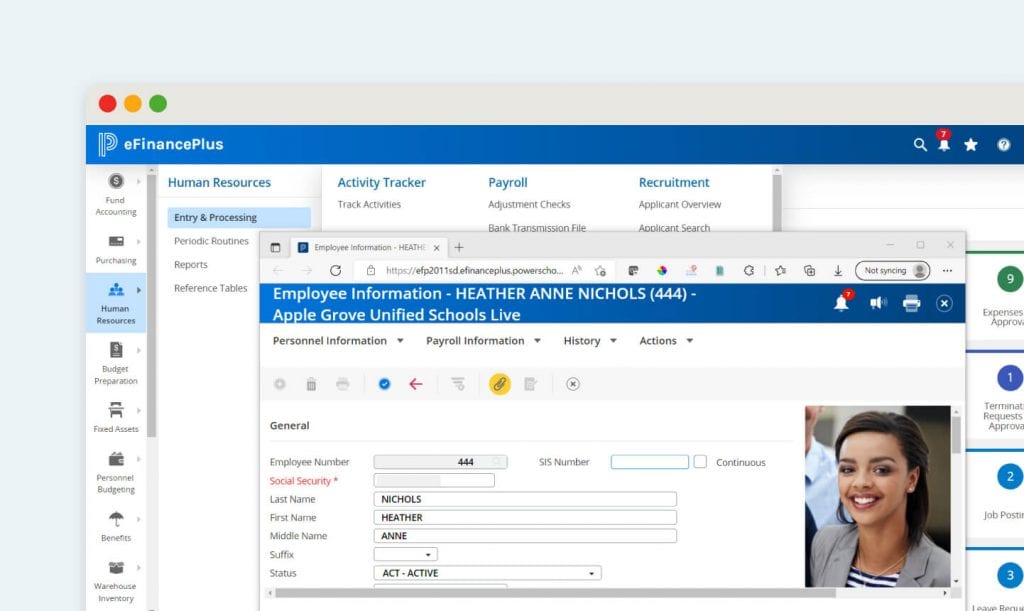 PowerSchool eFinancePlus PowerSchool