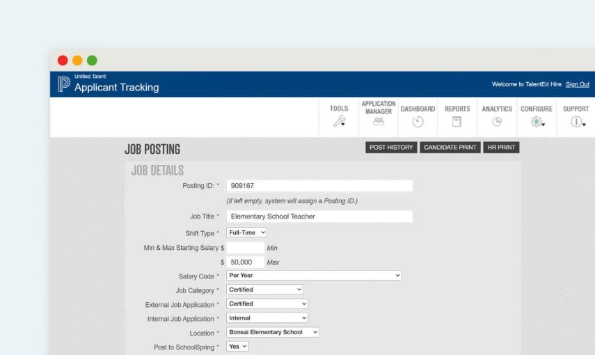 PowerSchool SchoolSpring Job Board PowerSchool