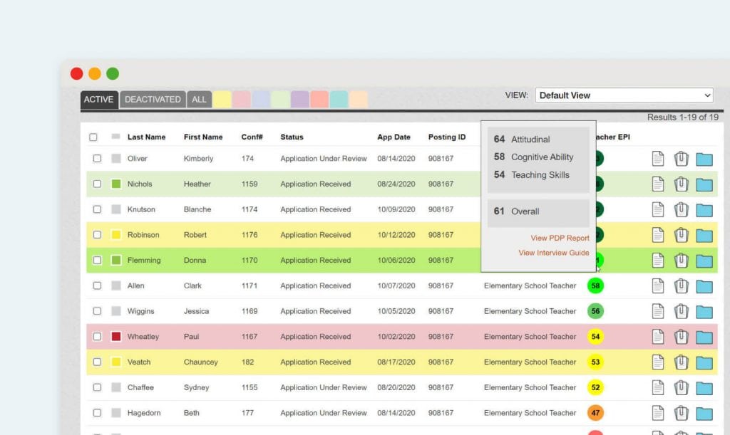 PowerSchool Candidate Assessment PowerSchool