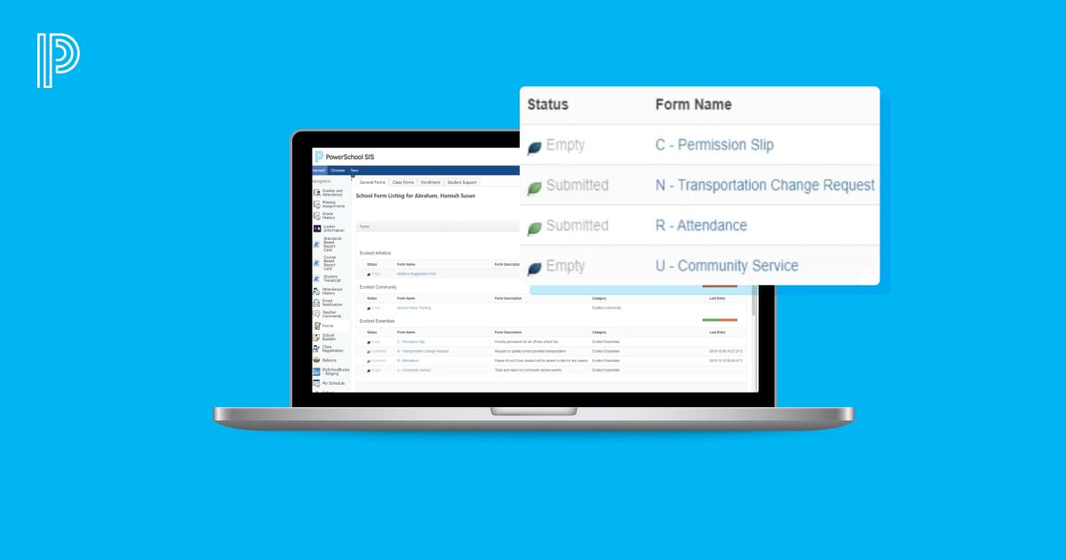 PowerSchool Ecollect Forms PowerSchool