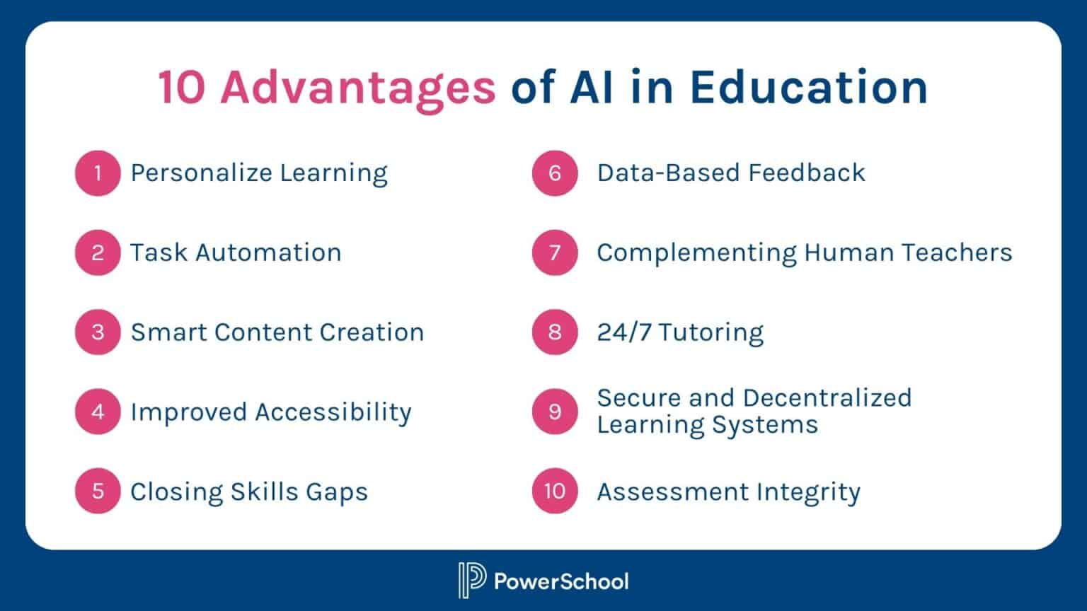 Discover AI in Education: Learn the advantages of AI usage, specific ...
