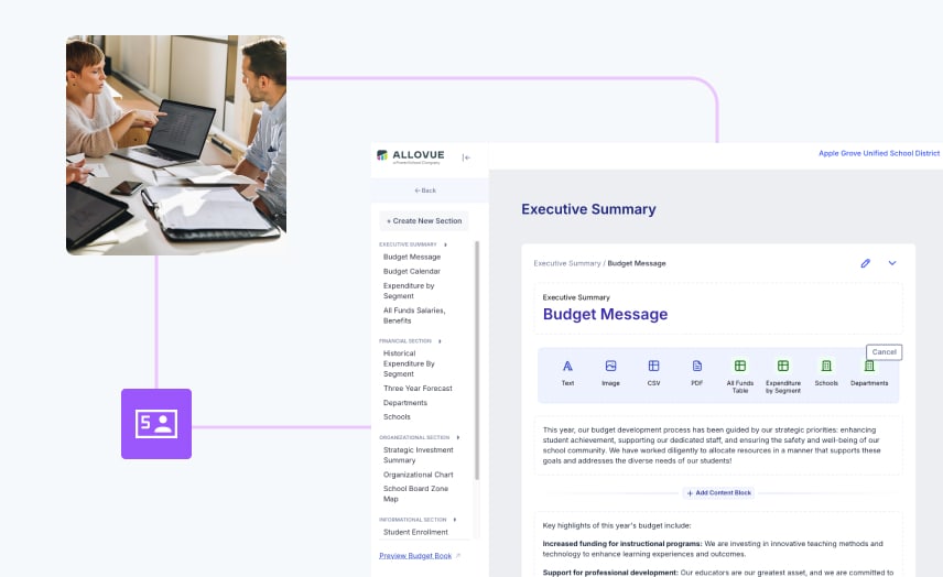 An Interactive Budget Book in Hours